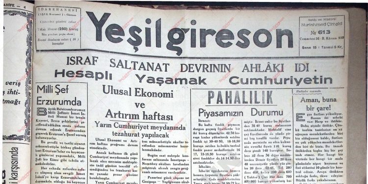 16 Aralık 1939 – Sayı 613