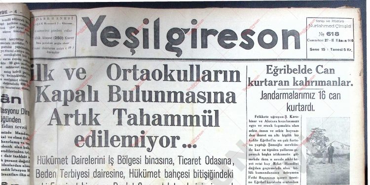 27 Ocak 1940 – Sayı 618