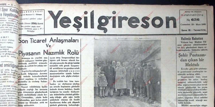 23 Mart 1940 – Sayı 626