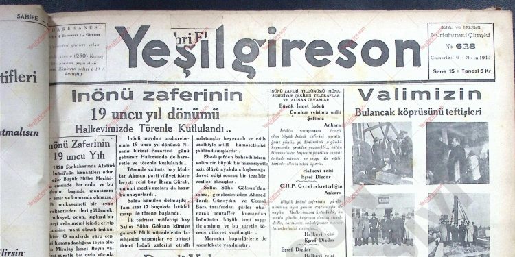 6 Nisan 1940 – Sayı 628