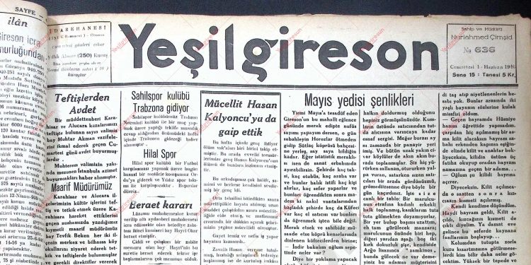 1 Haziran 1940 – Sayı 636