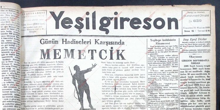 21 Haziran 1940 – Sayı 639