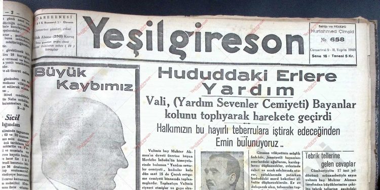 9 Kasım 1940 – Sayı 658
