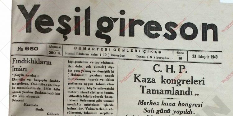 23 Kasım 1940 – Sayı 660