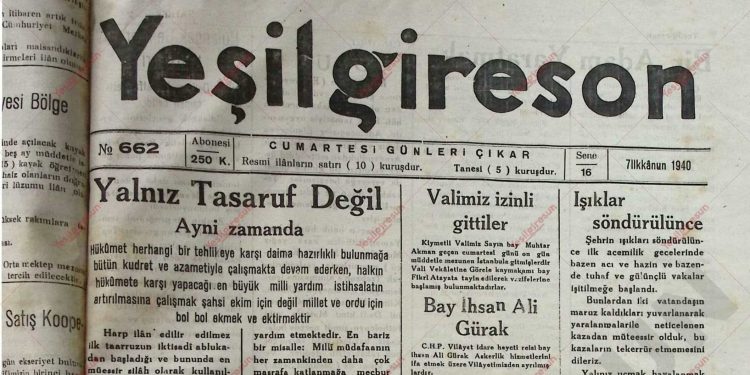 7 Aralık 1940 – Sayı 662