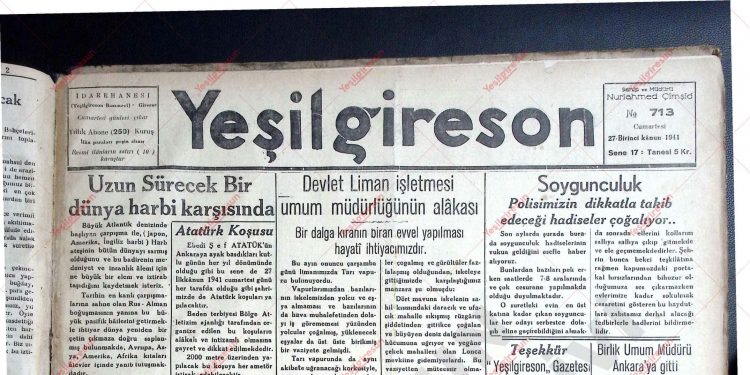 27 Aralık 1941 – Sayı 713