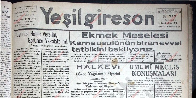 24 Ocak 1942 – Sayı 716