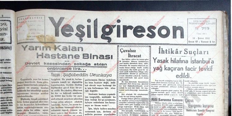 14 Şubat 1942 – Sayı 719
