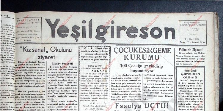 7 Mart 1942 – Sayı 721
