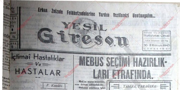 30 Ocak 1943 – Sayı 763