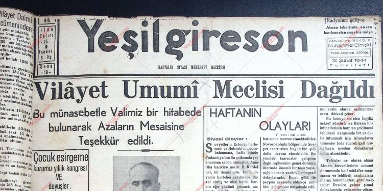 12 Şubat 1944 – Sayı 815