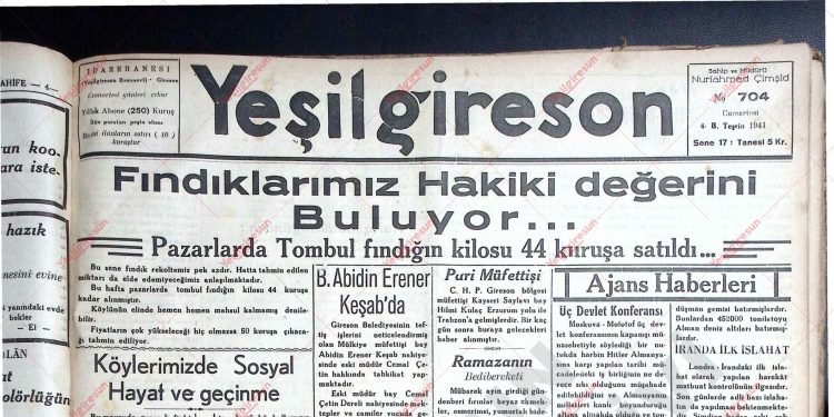 4 Ekim 1941 – Sayı 704