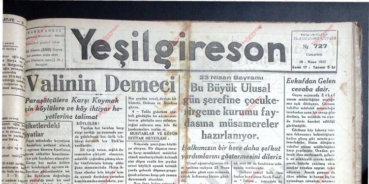 18 Nisan 1942 – Sayı 727