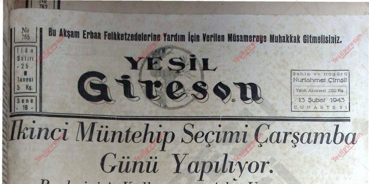 13 Şubat 1943 – Sayı 765
