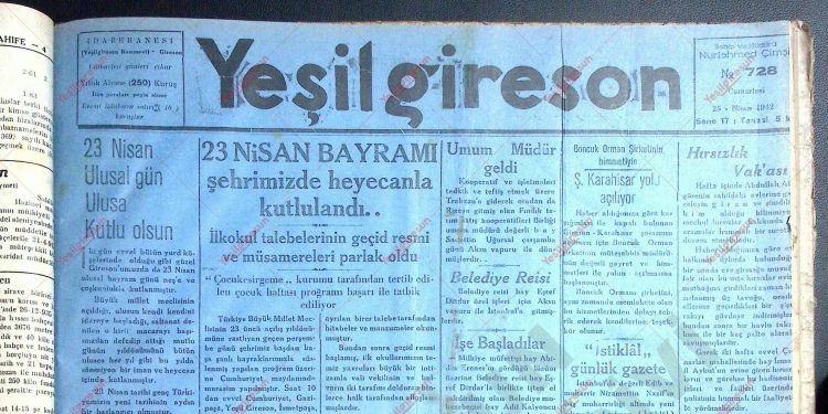 25 Nisan 1942 – Sayı 728