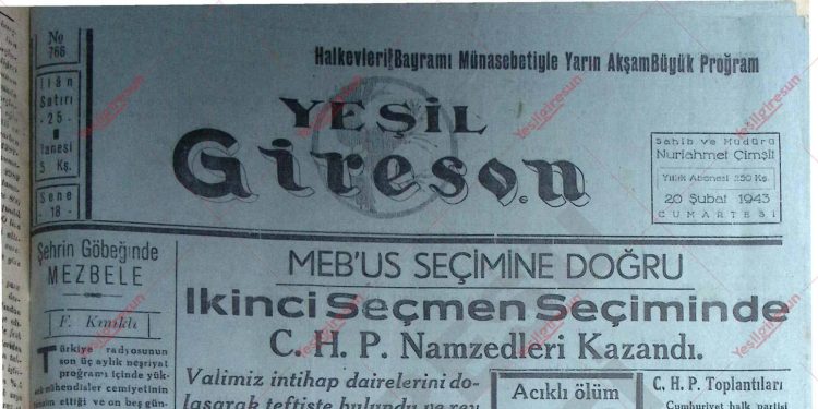 20 Şubat 1943 – Sayı 766