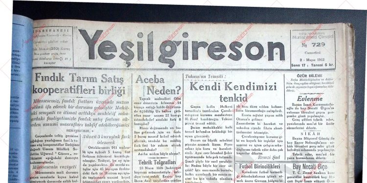 2 Mayıs 1942 – Sayı 729