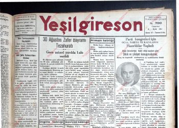 6 Eylül 1941 – Sayı 700