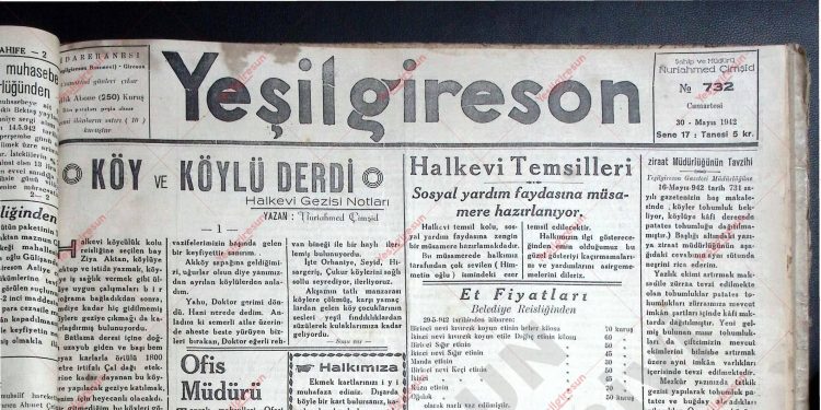 30 Mayıs 1942 – Sayı 732