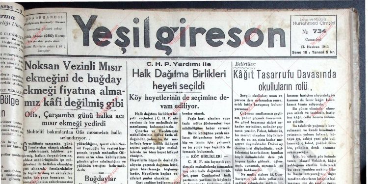 13 Haziran 1942 – Sayı 734