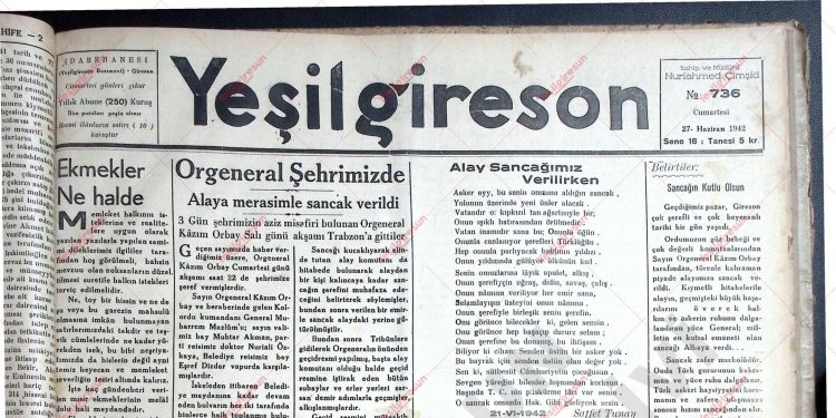 27 Haziran 1942 -Sayı 736