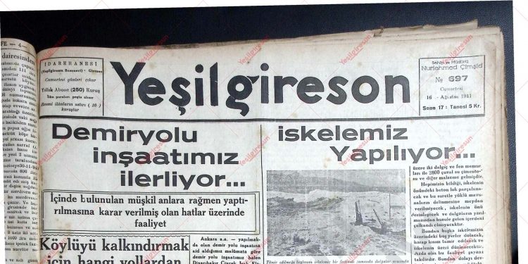 16 Ağustos 1941 – Sayı 697