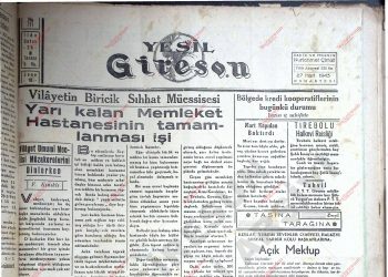 27 Mart 1943 – Sayı 771