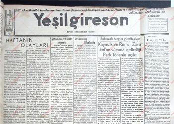 29 Nisan 1944 – Sayı 826