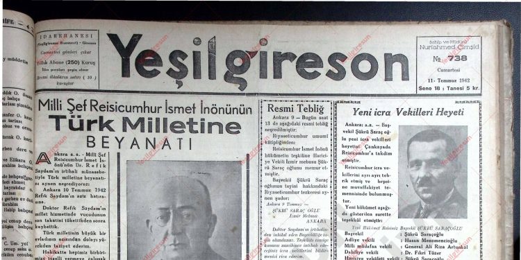 11 Temmuz 1942 – Sayı 738