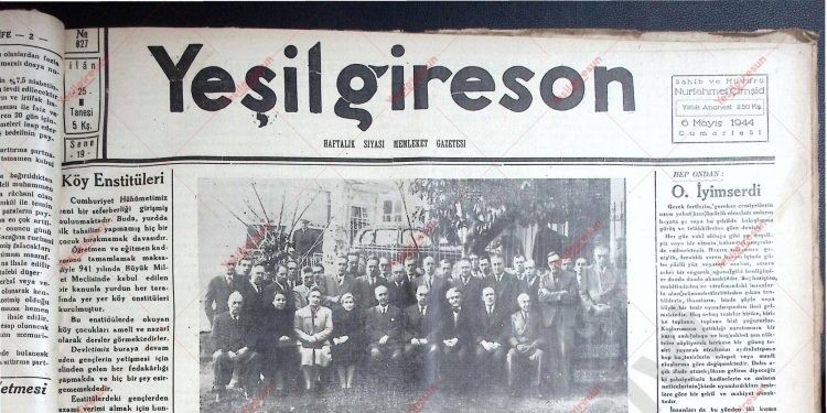 6 Mayıs 1944 – Sayı 827