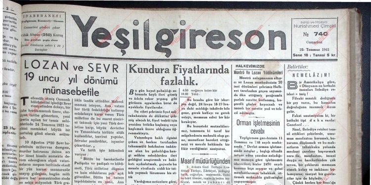 25 Temmuz 1942 – Sayı 740