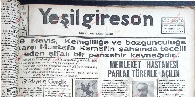 20 Mayıs 1944 – Sayı 829