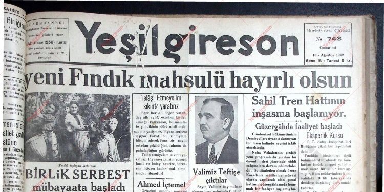 15 Ağustos 1942 – Sayı 743