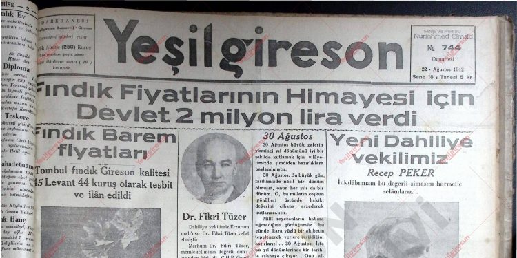 22 Ağustos 1942 – Sayı 744