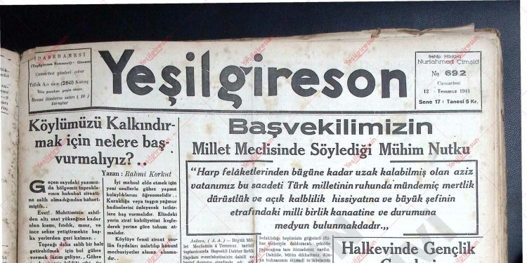 12 Temmuz 1941 – Sayı 692