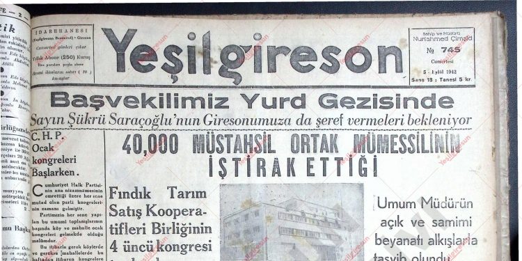 5 Eylül 1942 – Sayı 745