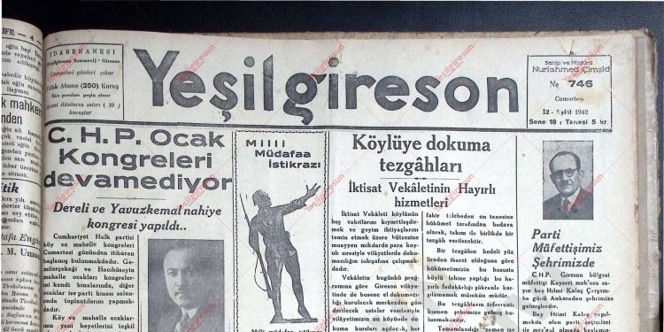 12 Eylül 1942 – Sayı 746