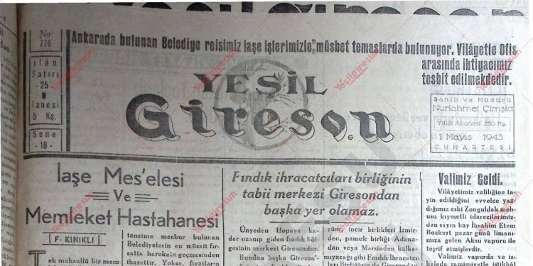 1 Mayıs 1943 – Sayı 776