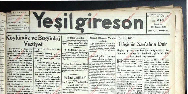 29 Haziran 1941 – Sayı 690