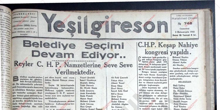 3 Ekim 1942 – Sayı 748