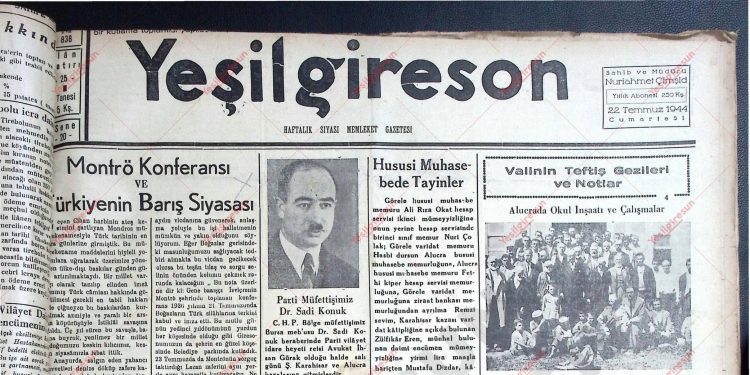22 Temmuz 1944 – Sayı 838