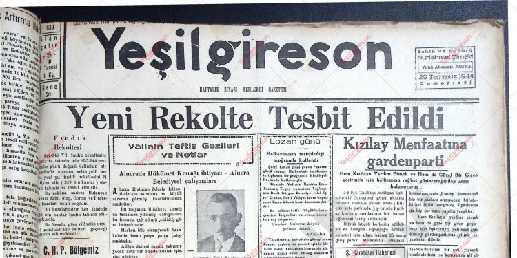 29 Temmuz 1944 – Sayı 839