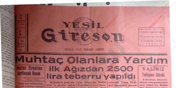 5 Haziran 1943 – Sayı 781