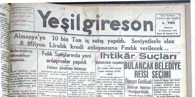 21 Kasım 1942 -Sayı 754