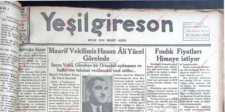 19 Ağustos 1944 – Sayı 842