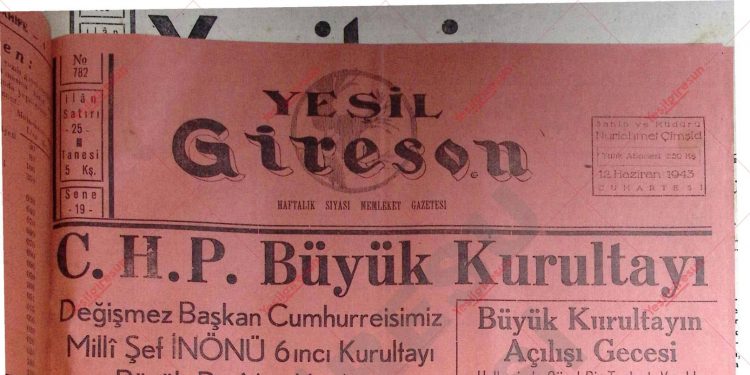 12 Haziran 1943 – Sayı 782