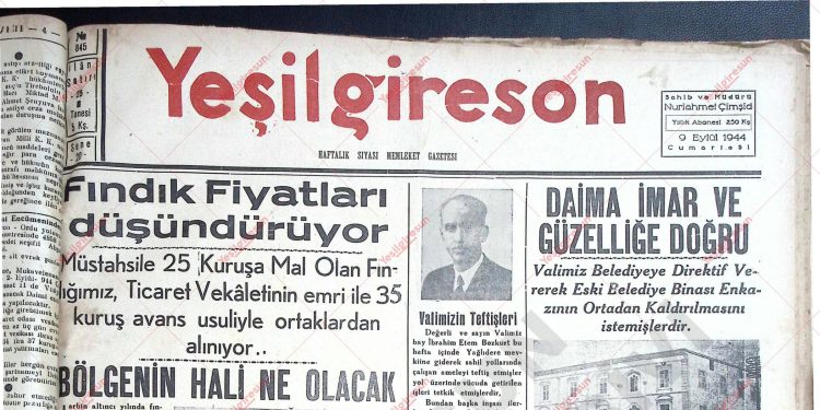 9 Eylül 1944 – Sayı 845