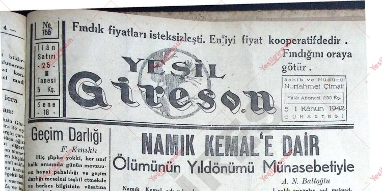 5 Aralık 1942 – Sayı 756