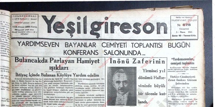 5 Nisan 1941 – Sayı 678