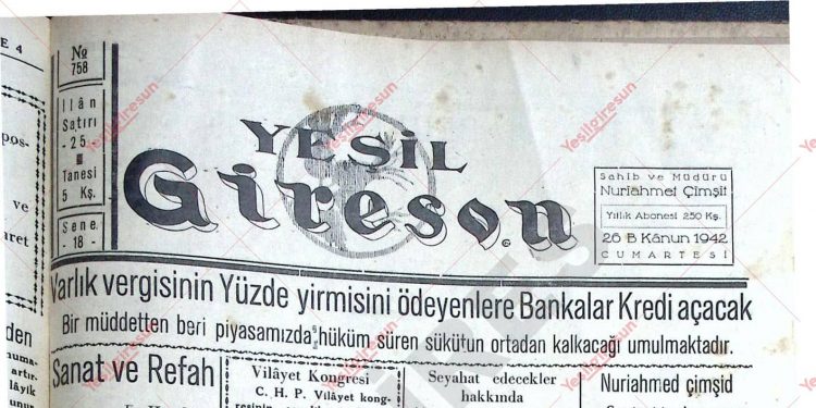 26 Aralık 1942 – Sayı 758